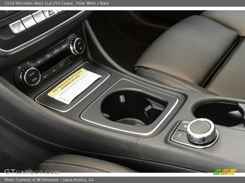 Polar White / Black 2019 Mercedes-Benz CLA 250 Coupe