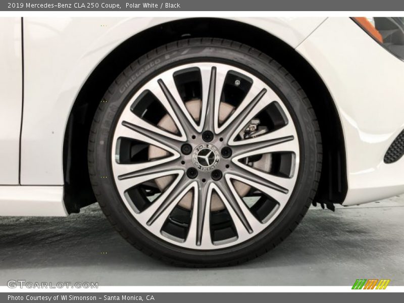 Polar White / Black 2019 Mercedes-Benz CLA 250 Coupe