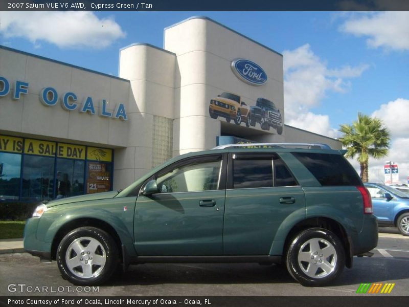 Cypress Green / Tan 2007 Saturn VUE V6 AWD