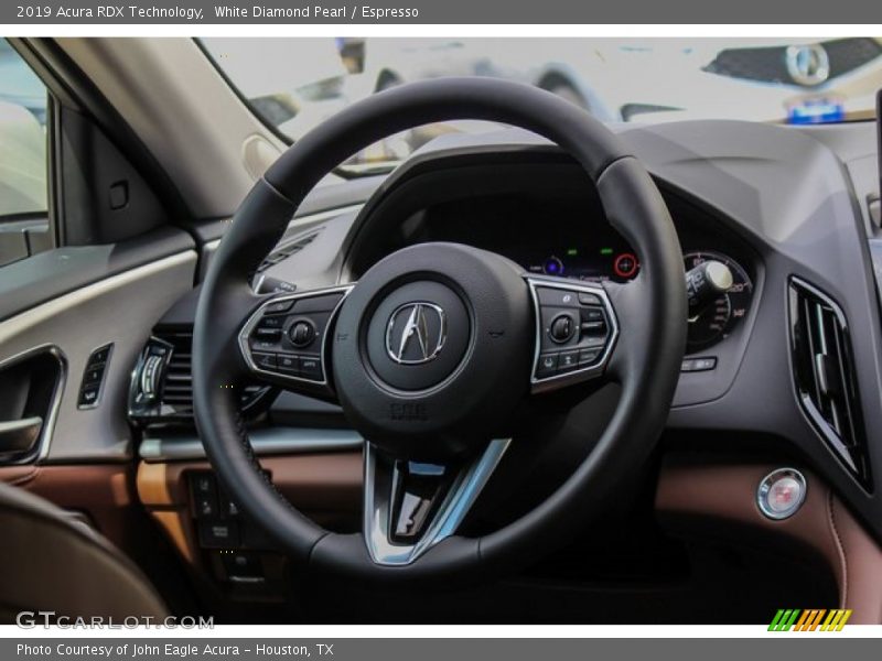 White Diamond Pearl / Espresso 2019 Acura RDX Technology