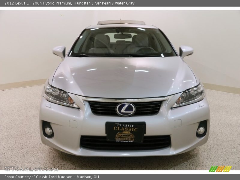 Tungsten Silver Pearl / Water Gray 2012 Lexus CT 200h Hybrid Premium