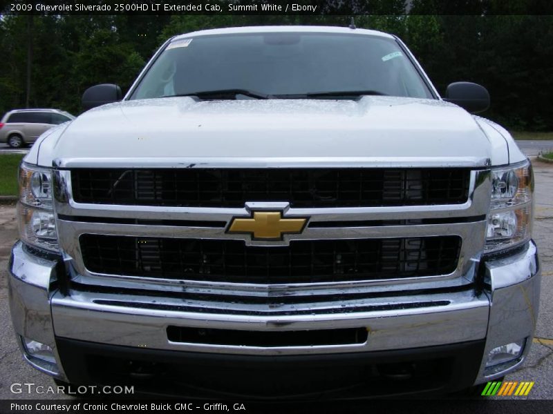 Summit White / Ebony 2009 Chevrolet Silverado 2500HD LT Extended Cab