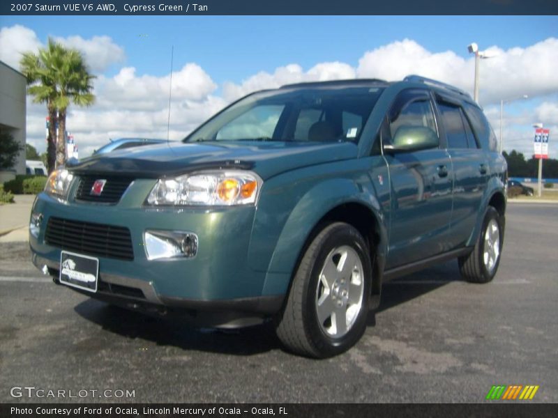 Cypress Green / Tan 2007 Saturn VUE V6 AWD