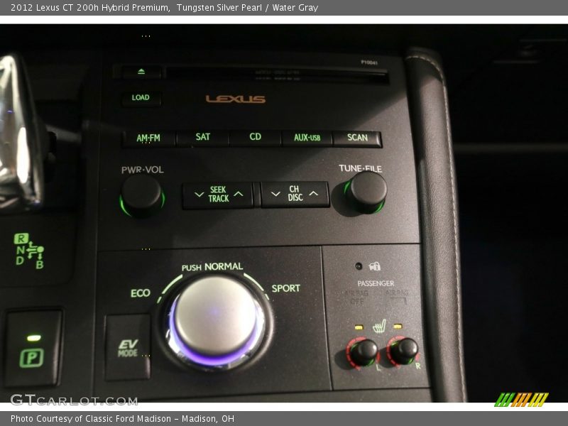 Tungsten Silver Pearl / Water Gray 2012 Lexus CT 200h Hybrid Premium