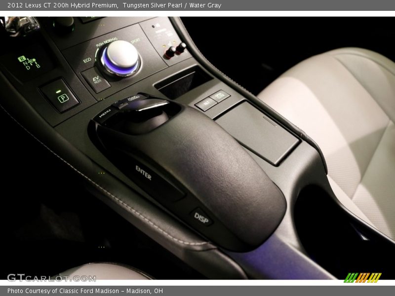Tungsten Silver Pearl / Water Gray 2012 Lexus CT 200h Hybrid Premium