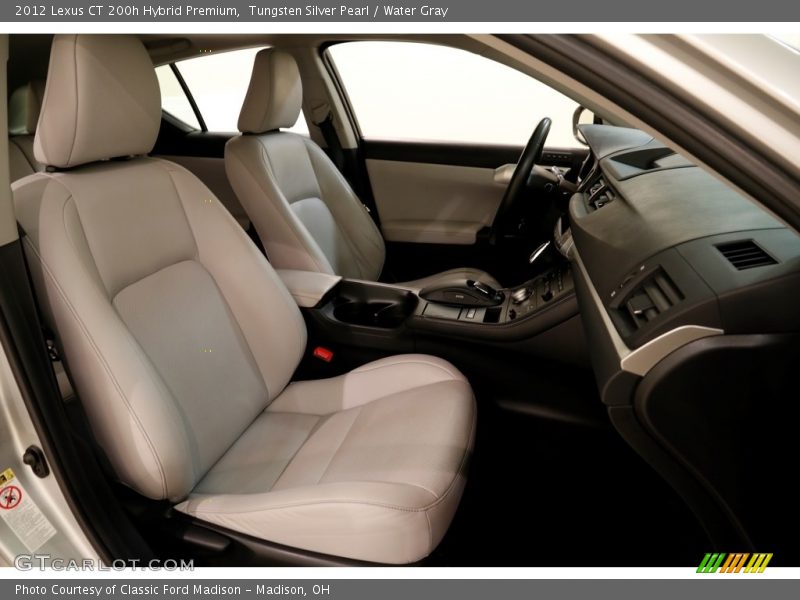 Tungsten Silver Pearl / Water Gray 2012 Lexus CT 200h Hybrid Premium