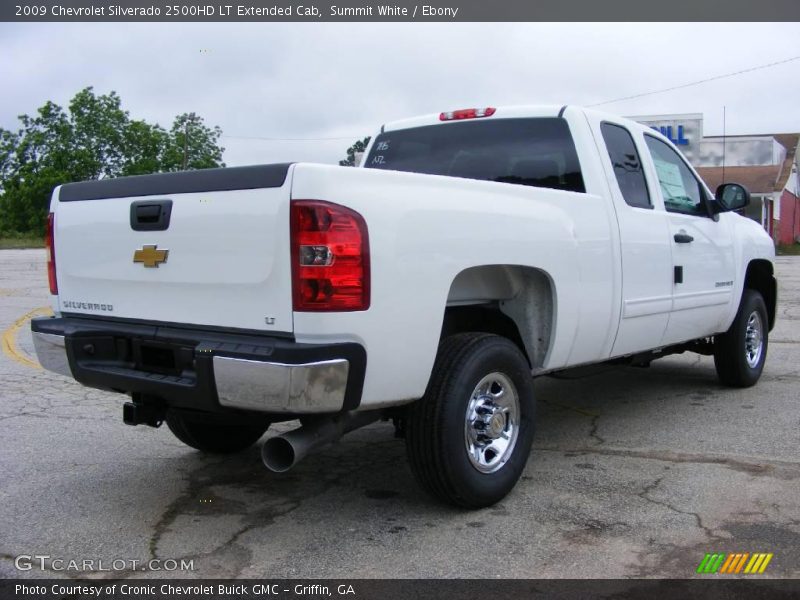 Summit White / Ebony 2009 Chevrolet Silverado 2500HD LT Extended Cab