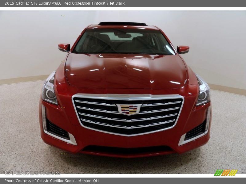 Red Obsession Tintcoat / Jet Black 2019 Cadillac CTS Luxury AWD