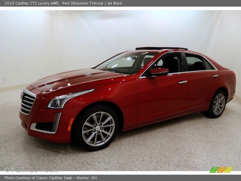 Red Obsession Tintcoat / Jet Black 2019 Cadillac CTS Luxury AWD