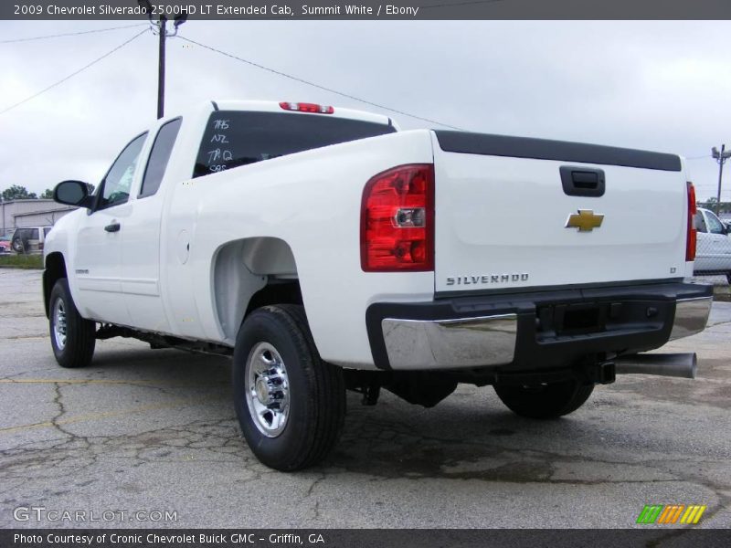 Summit White / Ebony 2009 Chevrolet Silverado 2500HD LT Extended Cab