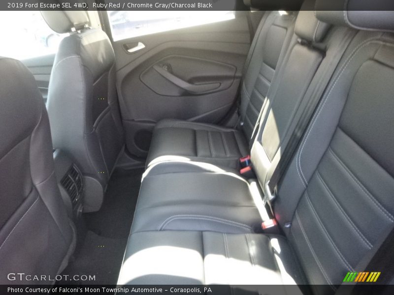 Ruby Red / Chromite Gray/Charcoal Black 2019 Ford Escape SEL 4WD