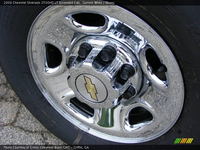Summit White / Ebony 2009 Chevrolet Silverado 2500HD LT Extended Cab