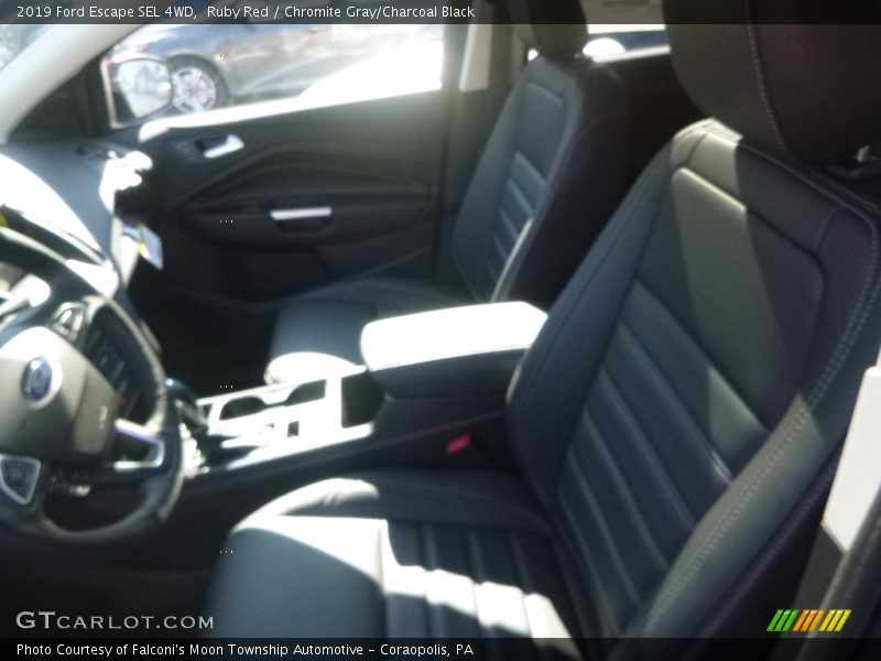 Ruby Red / Chromite Gray/Charcoal Black 2019 Ford Escape SEL 4WD
