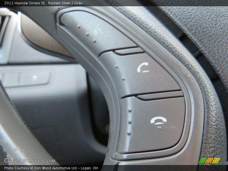 Radiant Silver / Gray 2011 Hyundai Sonata SE