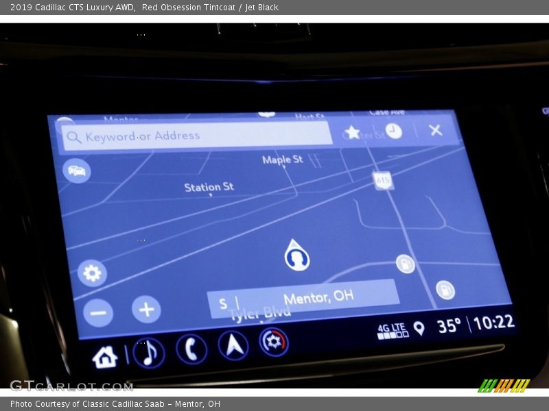 Red Obsession Tintcoat / Jet Black 2019 Cadillac CTS Luxury AWD