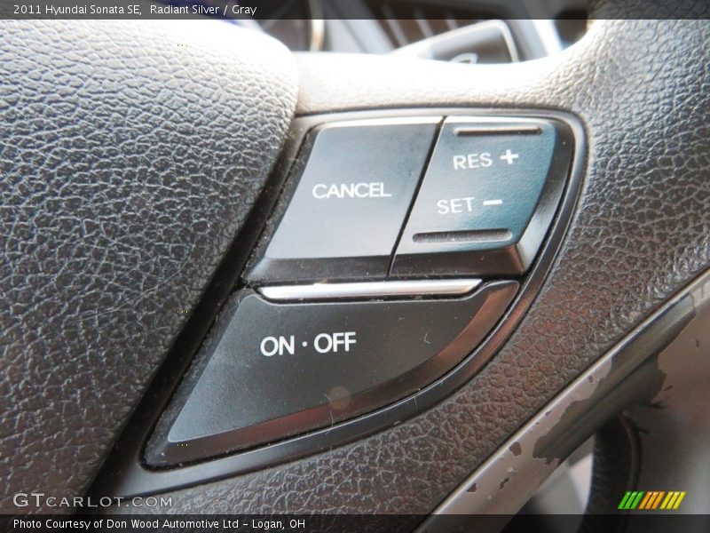 Radiant Silver / Gray 2011 Hyundai Sonata SE