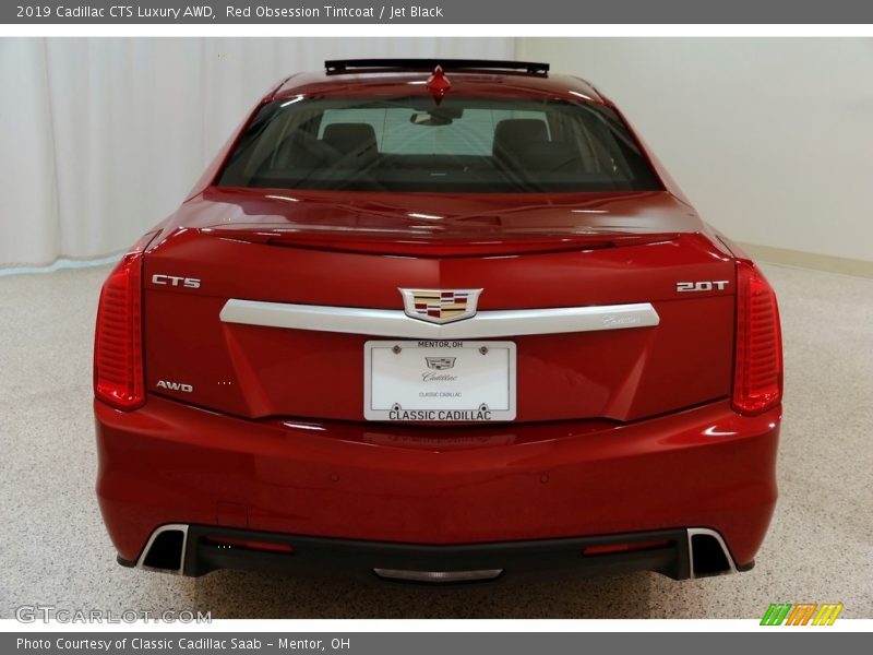 Red Obsession Tintcoat / Jet Black 2019 Cadillac CTS Luxury AWD