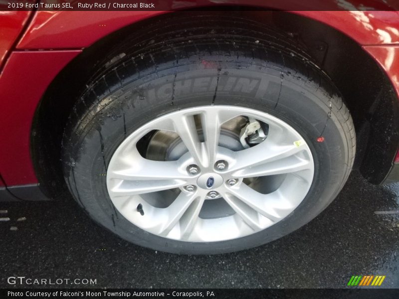 Ruby Red / Charcoal Black 2019 Ford Taurus SEL