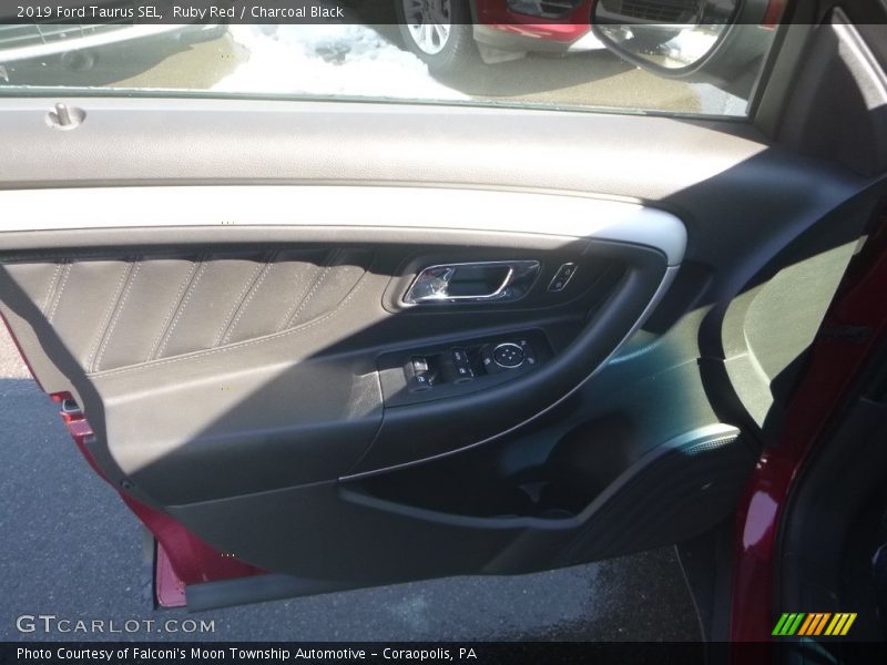 Ruby Red / Charcoal Black 2019 Ford Taurus SEL