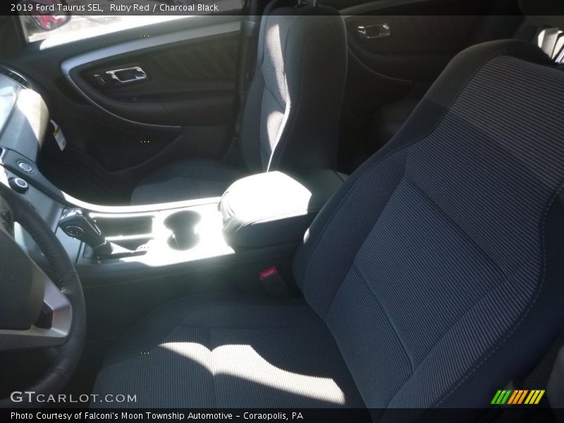 Ruby Red / Charcoal Black 2019 Ford Taurus SEL
