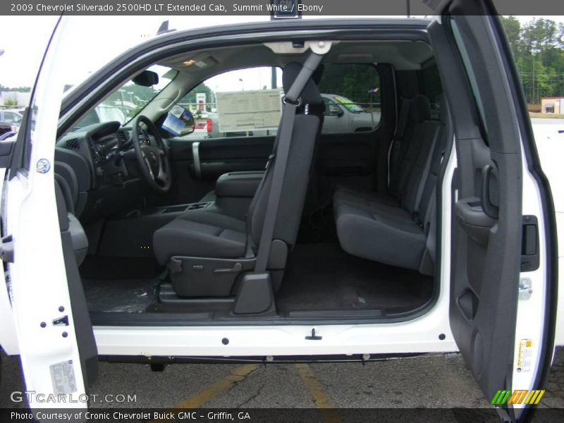 Summit White / Ebony 2009 Chevrolet Silverado 2500HD LT Extended Cab