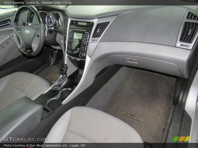 Radiant Silver / Gray 2011 Hyundai Sonata SE