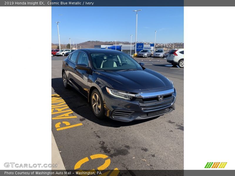 Cosmic Blue Metallic / Ivory 2019 Honda Insight EX