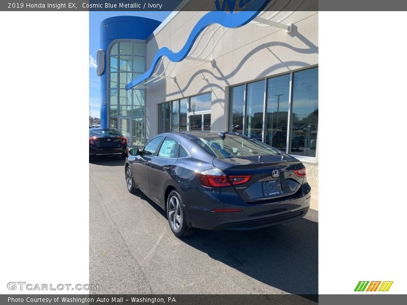 Cosmic Blue Metallic / Ivory 2019 Honda Insight EX