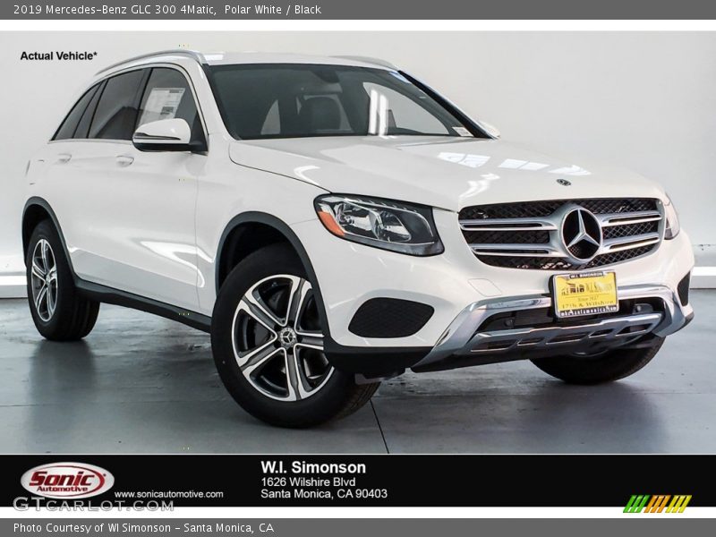 Polar White / Black 2019 Mercedes-Benz GLC 300 4Matic