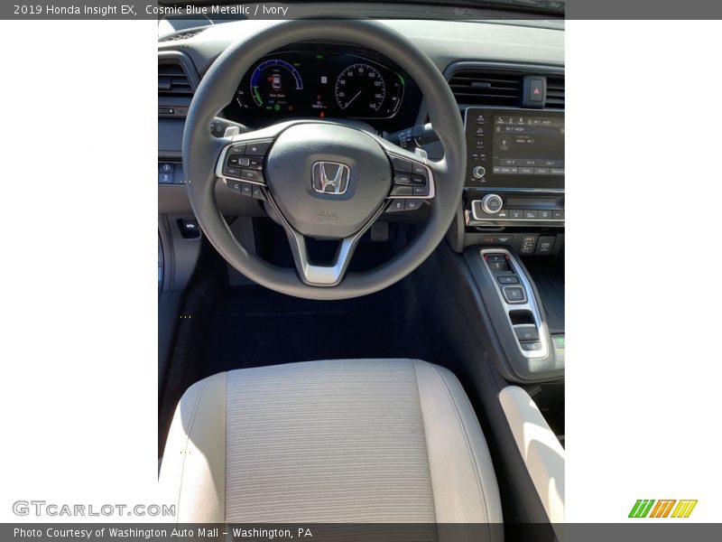 Cosmic Blue Metallic / Ivory 2019 Honda Insight EX