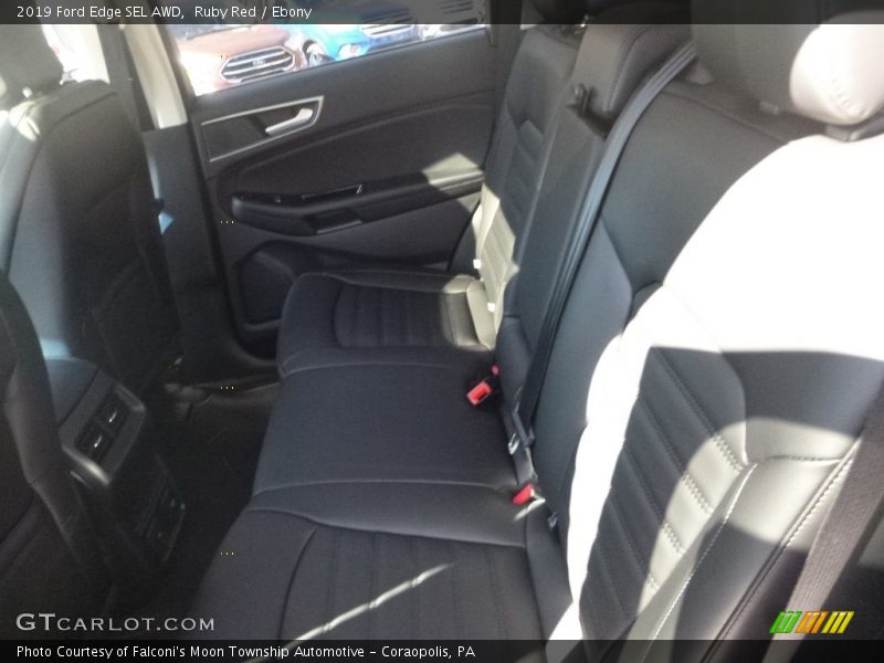 Ruby Red / Ebony 2019 Ford Edge SEL AWD