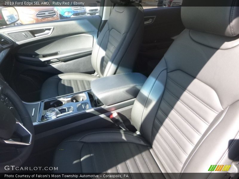 Ruby Red / Ebony 2019 Ford Edge SEL AWD