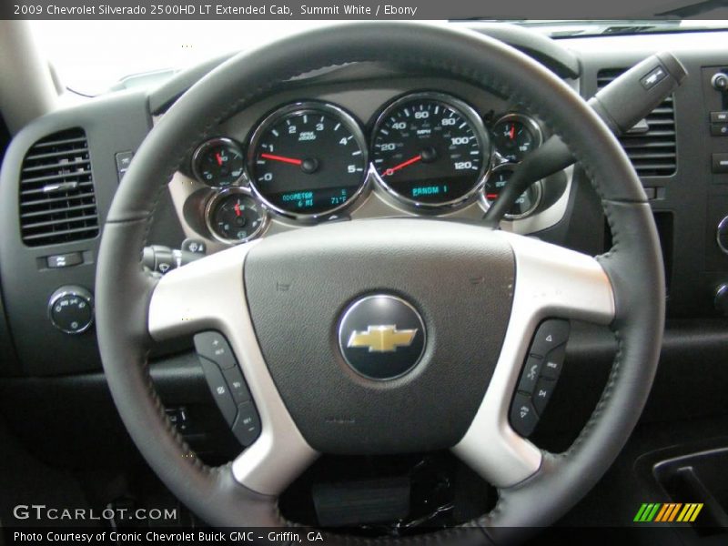 Summit White / Ebony 2009 Chevrolet Silverado 2500HD LT Extended Cab