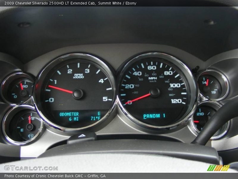 Summit White / Ebony 2009 Chevrolet Silverado 2500HD LT Extended Cab