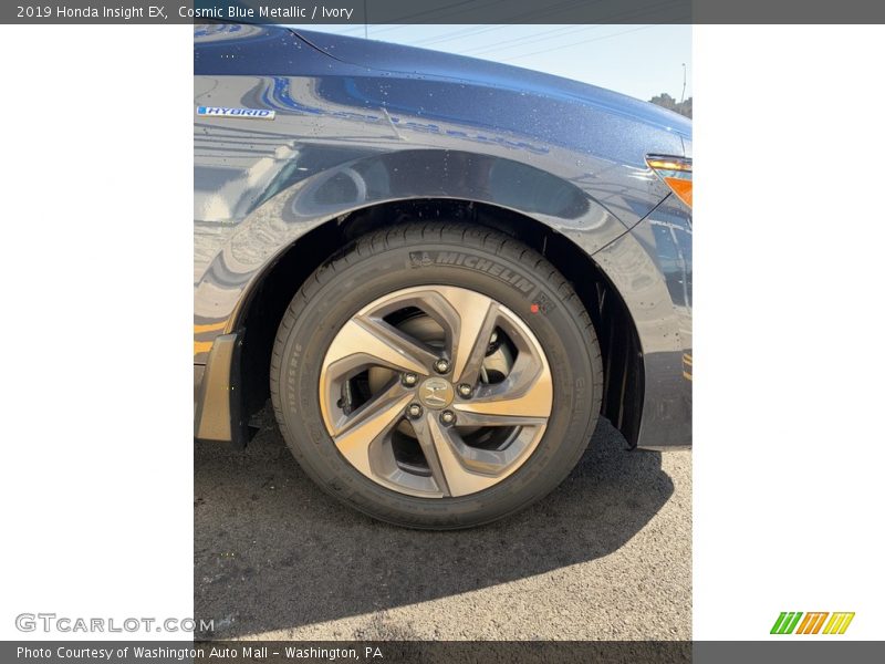 Cosmic Blue Metallic / Ivory 2019 Honda Insight EX
