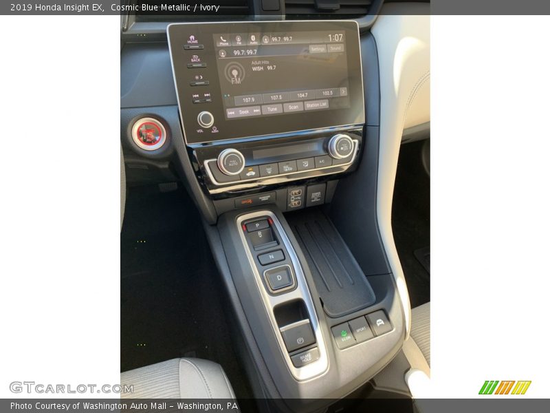 Cosmic Blue Metallic / Ivory 2019 Honda Insight EX