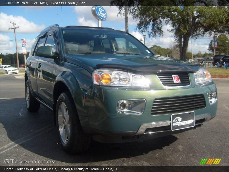 Cypress Green / Tan 2007 Saturn VUE V6 AWD