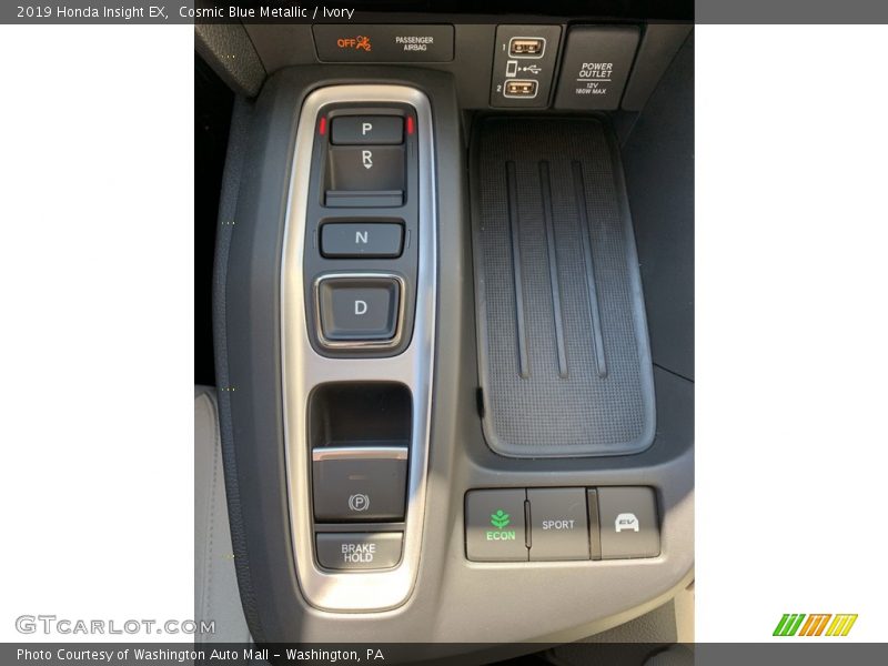 Cosmic Blue Metallic / Ivory 2019 Honda Insight EX