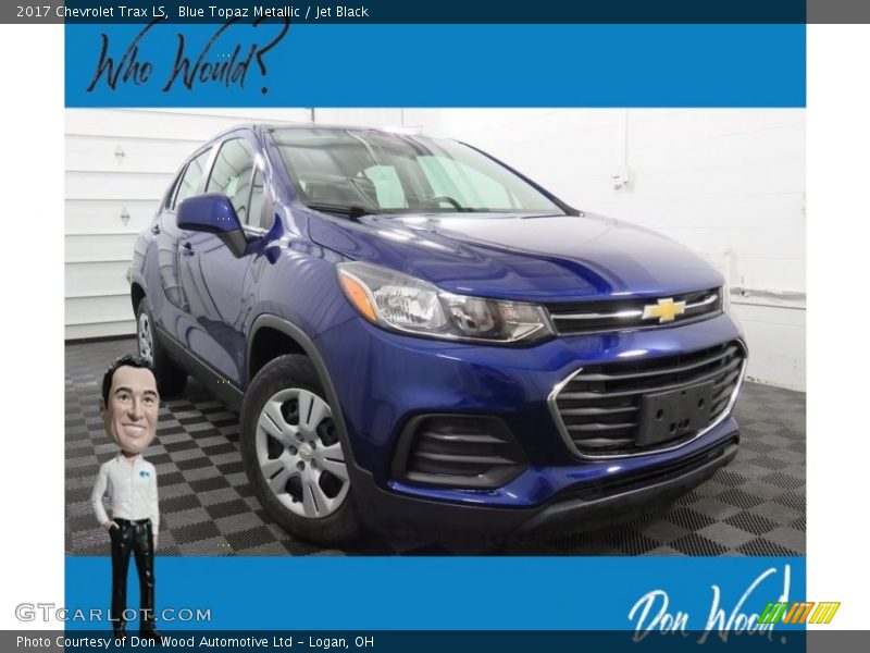 Blue Topaz Metallic / Jet Black 2017 Chevrolet Trax LS