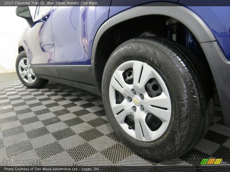 Blue Topaz Metallic / Jet Black 2017 Chevrolet Trax LS