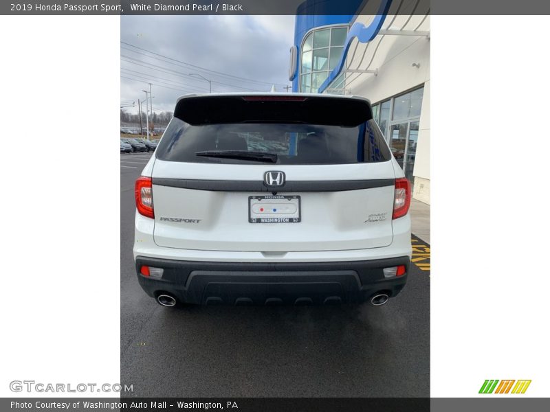 White Diamond Pearl / Black 2019 Honda Passport Sport