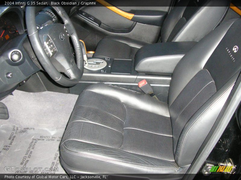 Black Obsidian / Graphite 2004 Infiniti G 35 Sedan