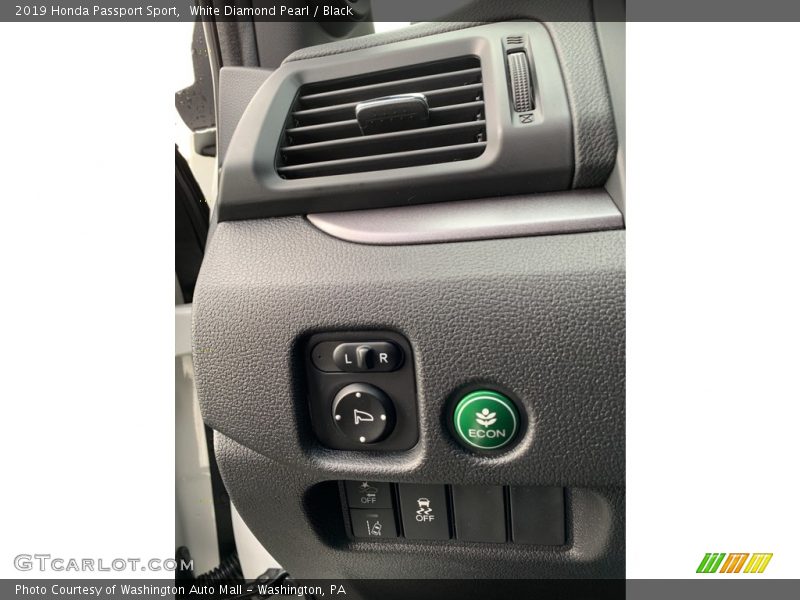 White Diamond Pearl / Black 2019 Honda Passport Sport