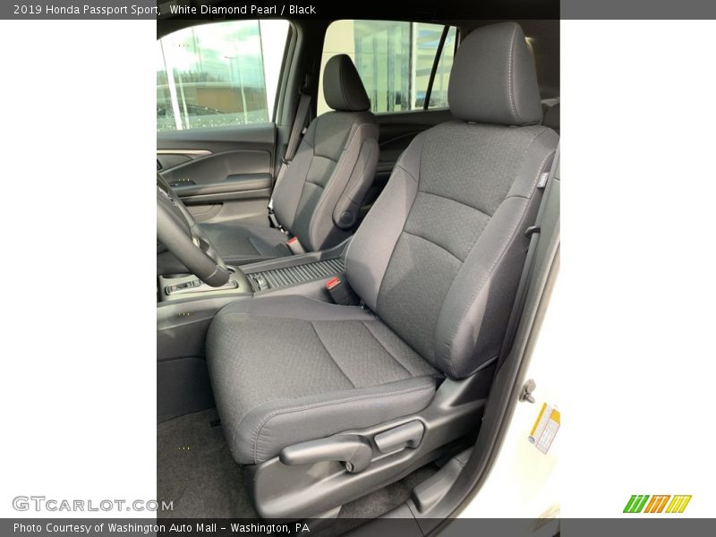 White Diamond Pearl / Black 2019 Honda Passport Sport