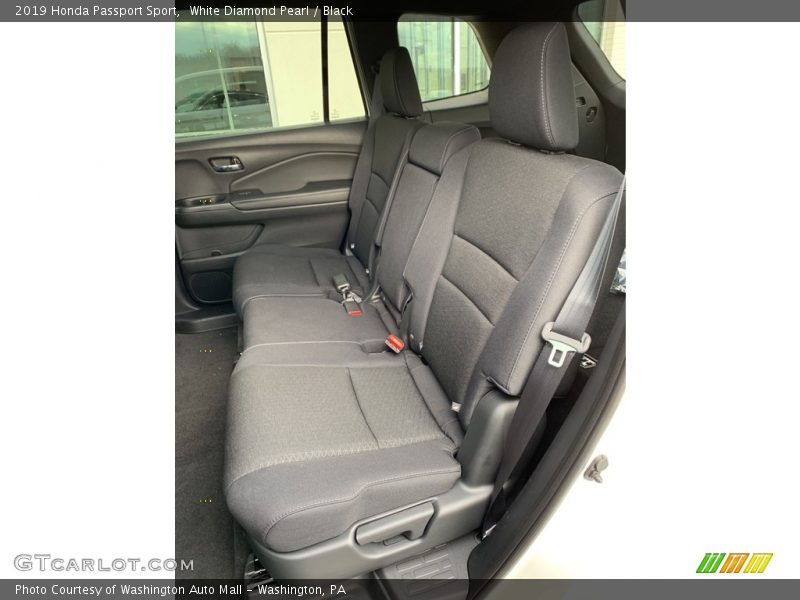 White Diamond Pearl / Black 2019 Honda Passport Sport