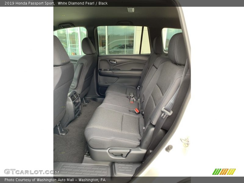 White Diamond Pearl / Black 2019 Honda Passport Sport