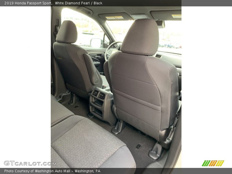 White Diamond Pearl / Black 2019 Honda Passport Sport