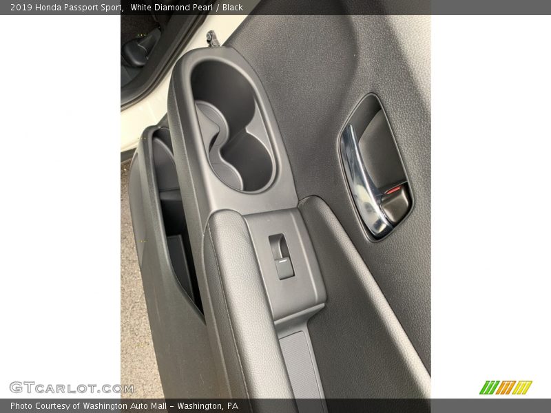 White Diamond Pearl / Black 2019 Honda Passport Sport
