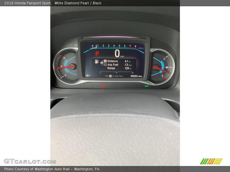 White Diamond Pearl / Black 2019 Honda Passport Sport