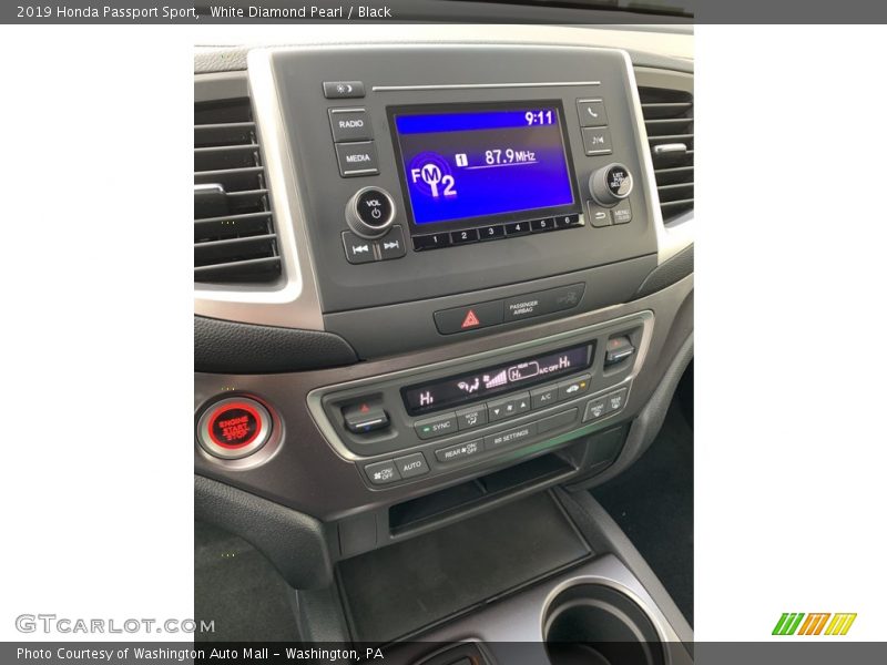 White Diamond Pearl / Black 2019 Honda Passport Sport